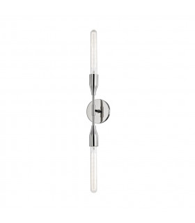 Tara 2 Light Wall Sconce Polished Nickel