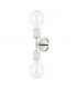 Asime 2 Light Wall Sconce Polished Nickel