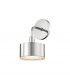 Nora 1 Light Wall Sconce Polished Nickel Glass