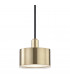 Nora 1 Light Pendant Brass Glass