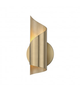 Evie 1 Light Wall Sconce Brass