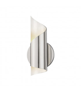 Evie 1 Light Wall Sconce Polished Nickel
