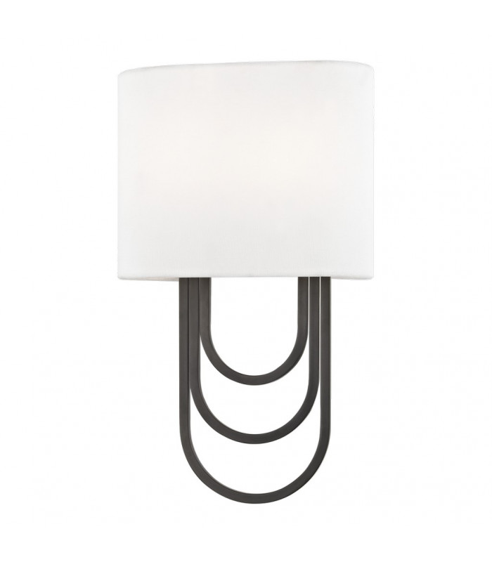 Farah 2 Light Wall Sconce Old Bronze Linen