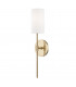 Olivia 1 Light Wall Sconce Brass Linen
