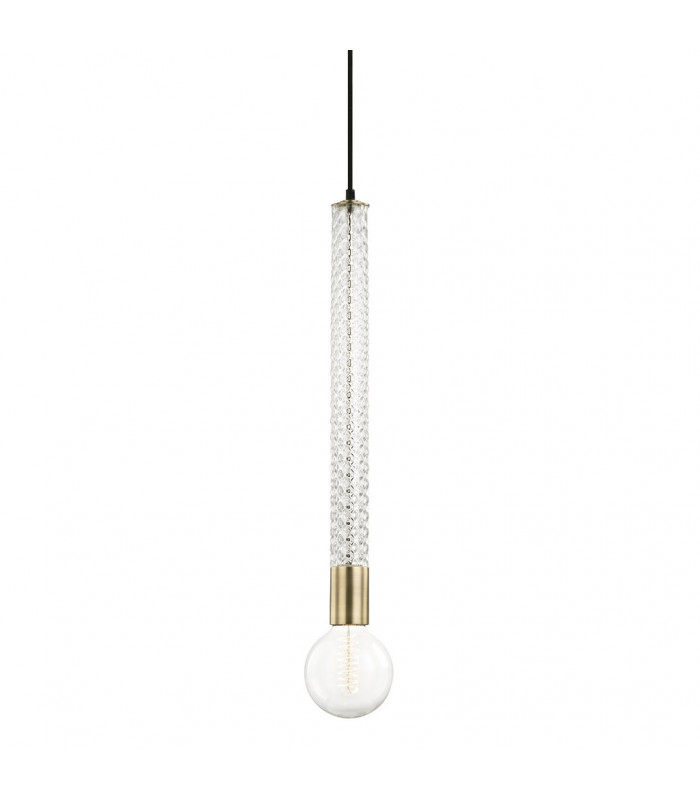 Pippin 1 Light Pendant Brass