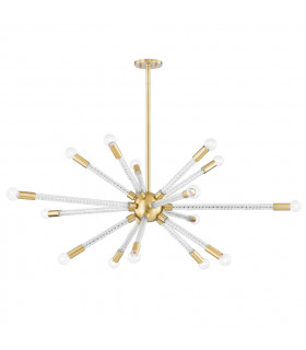 Pippin 15 Light Chandelier Brass 2700K