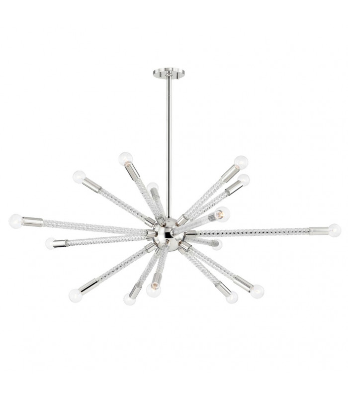 Pippin 15 Light Chandelier Polished Nickel 2700K