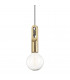 Angela 1 Light Large Pendant Brass