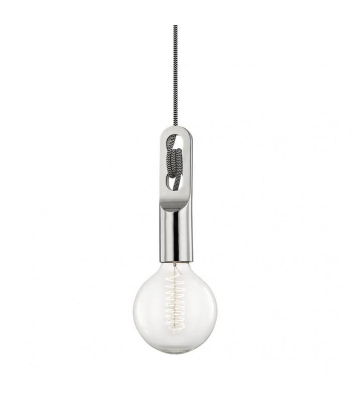 Angela 1 Light Large Pendant Polished Nickel