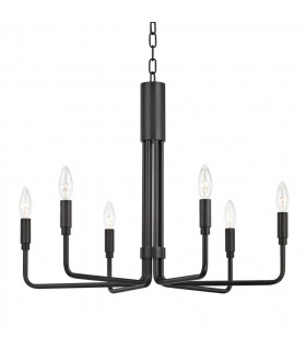 Brigitte 6 Light Small Pendant Old Bronze