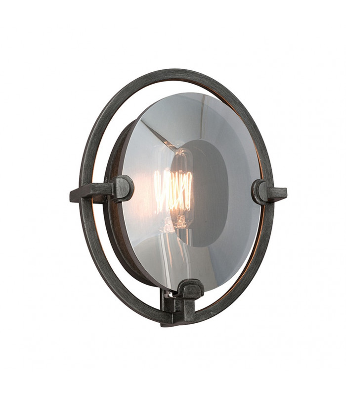 Prism 1 Light Wall Sconce Graphite Crystal