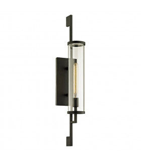 Park Slope 1 Light Wall Forged Iron Glass IP44