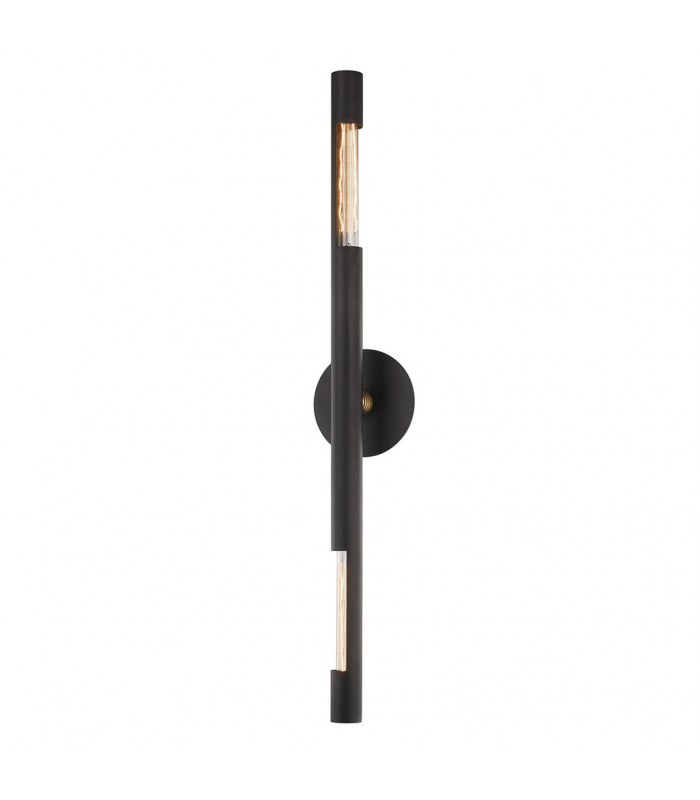Hendrix 2 Light Wall Sconce Black
