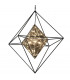 Epic 8 Light Pendant Forged Iron Glass