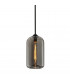 District 1 Light Pendant Satin Black Glass