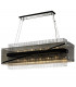 Apollo 12 Light Linear Dark Bronze Polished Chrome Glass