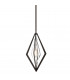 Javelin 1 Light Mini Pendant Bronze With Polished Stainless