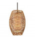 Balboa 8 Light Pendant Natural Rattan