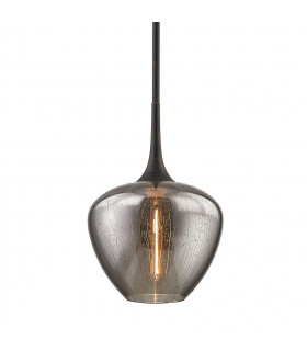 West End 1 Light Pendant Vintage Bronze Glass