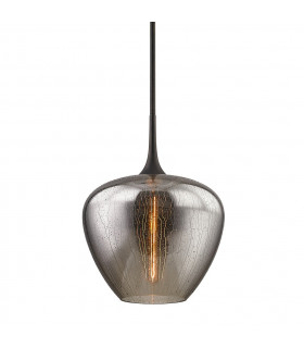 West End 1 Light Pendant Vintage Bronze Glass