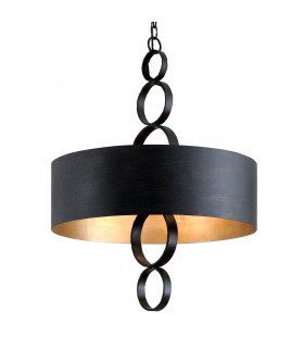 Rivington 6 Light Pendant Charred Copper