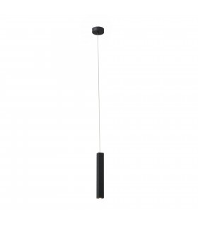 LED Slim Ceiling Pendant Light Black 4cm - 1