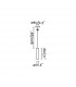 LED Slim Ceiling Pendant Light White - 2
