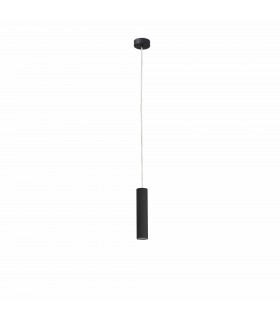 LED Slim Ceiling Pendant Light Black - 1
