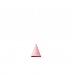 LED Slim Dome Ceiling Pendant Light Pink 10cm - 1