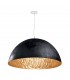 3 Light Dome Ceiling Pendant Black, Gold, E27 - 1