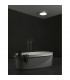 Mallon LED Large Bathroom Flush Ceiling Light Polished Chrome IP44-2