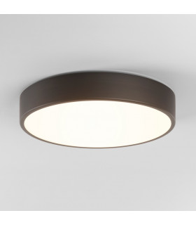 Mallon LED Bathroom Flush Ceiling Light Bronze Effect IP44