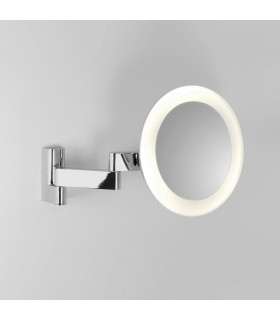 Niimi LED 1 Light Adjustable Illuminated Bathroom Mirror Light Polished Chrome IP44-1