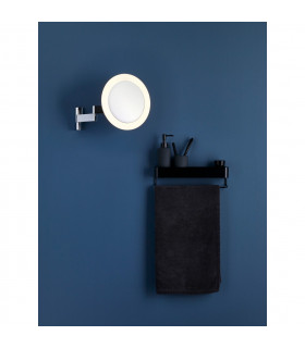 Niimi LED 1 Light Adjustable Illuminated Bathroom Mirror Light Polished Chrome IP44-2