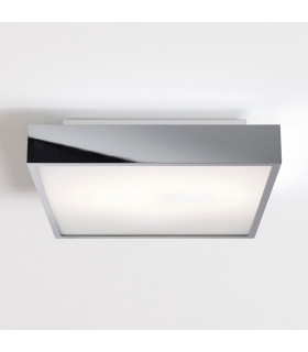 Taketa LED Bathroom Flush Ceiling Light Polished Chrome IP44