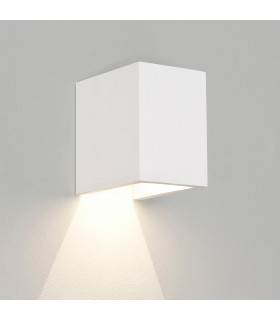 Parma 100 3000K LED 1 Light Indoor Up Down Wall Light Plaster-1