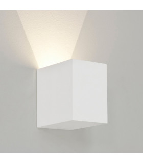 Parma 100 3000K LED 1 Light Indoor Up Down Wall Light Plaster-2