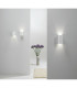 Parma 100 3000K LED 1 Light Indoor Up Down Wall Light Plaster-6