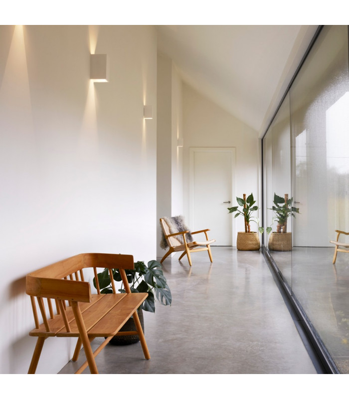 LED 2 Light Indoor Medium Wall Light Plaster-5