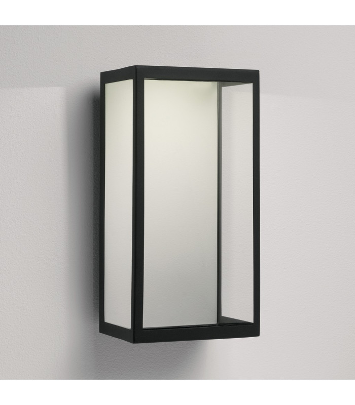 Puzzle LED 1 Light Outdoor Wall Light Black IP44-1