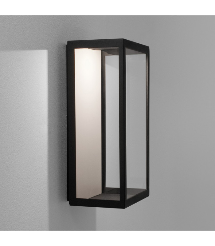 Puzzle LED 1 Light Outdoor Wall Light Black IP44-3