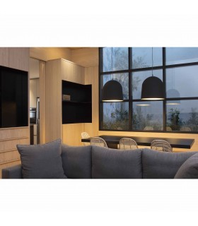 3 Light Dome Ceiling Pendant Black, Gold, E27 - 2
