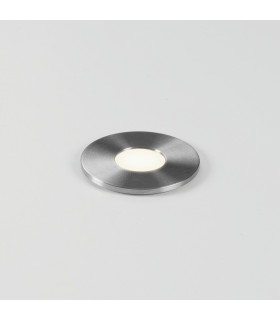 Terra LED 1 Light Round Outdoor Ground Light Stainless Steel IP65-1
