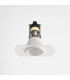 Trimless Round Adjustable Downlight Matt White GU10-2
