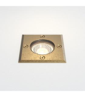 Gramos Outdoor Square Coastal Recessed Ground Light Solid Brass-1