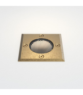 Gramos Outdoor Square Coastal Recessed Ground Light Solid Brass-2