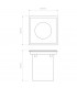 Gramos Outdoor Square Coastal Recessed Ground Light Solid Brass-4