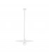 1 Light Dome Ceiling Pendant White, E27 - 1