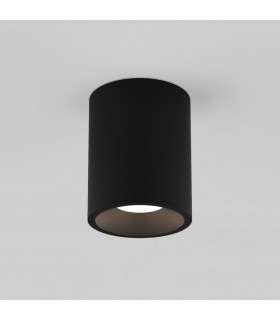 Kos Outdoor Round Surface Mounted LED Downlight Textured Black IP65