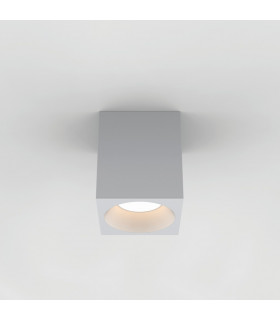 Kos Outdoor Square Surface Mounted LED Downlight Textured White IP65